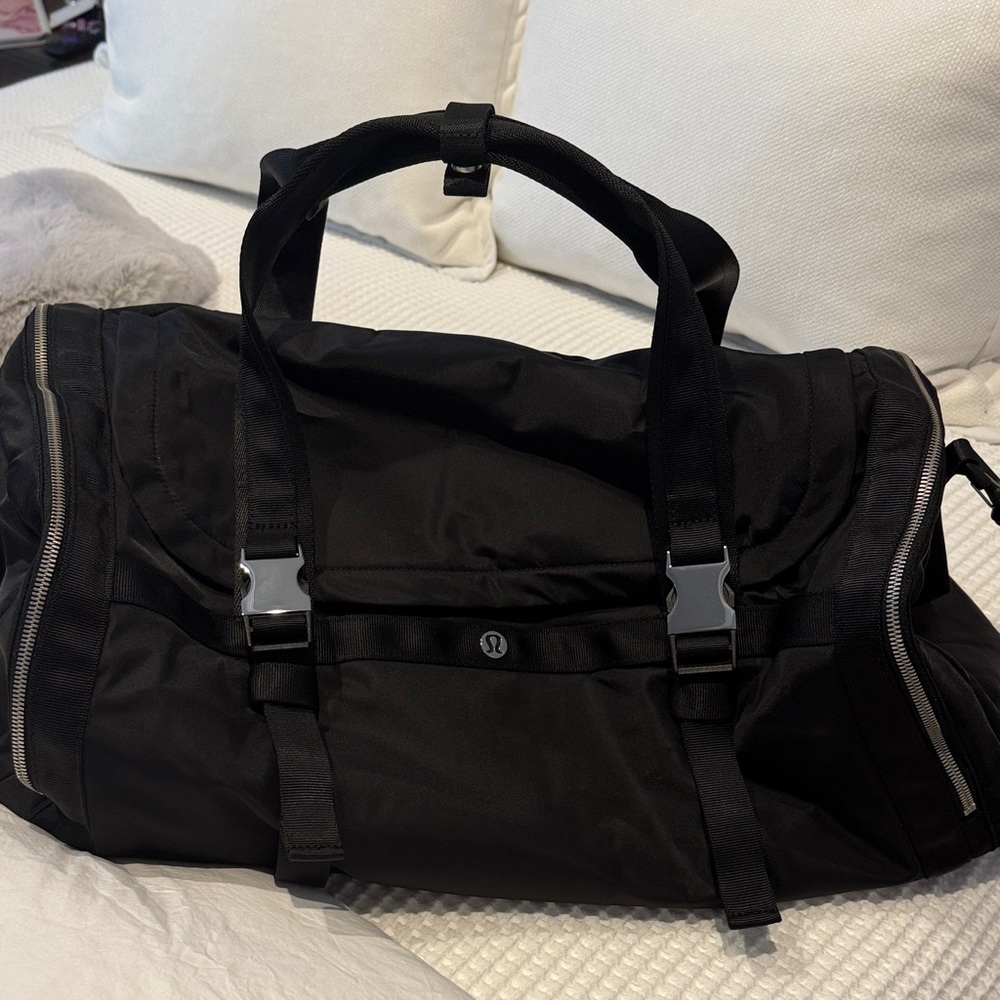 Lululemon Black Duffel Bag